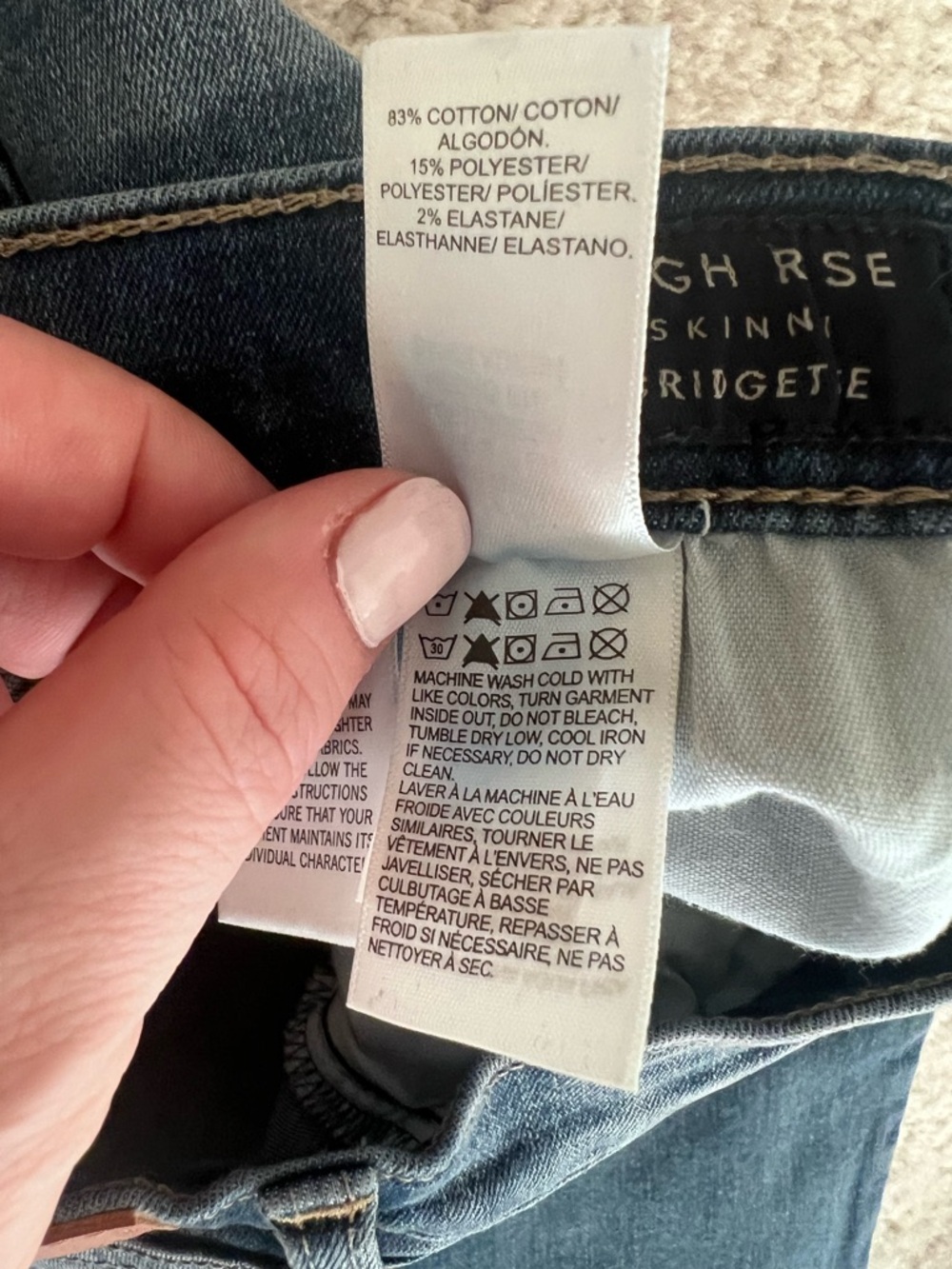 For SHADESNARTS ONLY
Lucky Brand Dark Wash High Rise Skinny Bridgette Jeans 28 - Picture 8 of 9